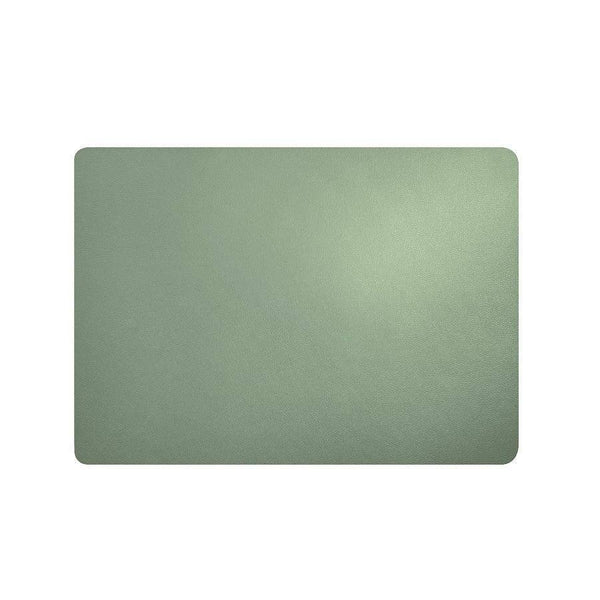 ASA Selection Germany Rectangular Fine Faux Leather Placemats, Set of 2 - Mint - Modern Quests