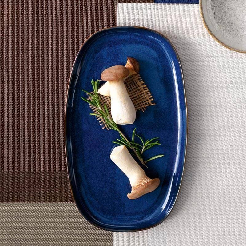 ASA Selection Germany Seasons Oval Plate - Midnight Blue - Modern Quests