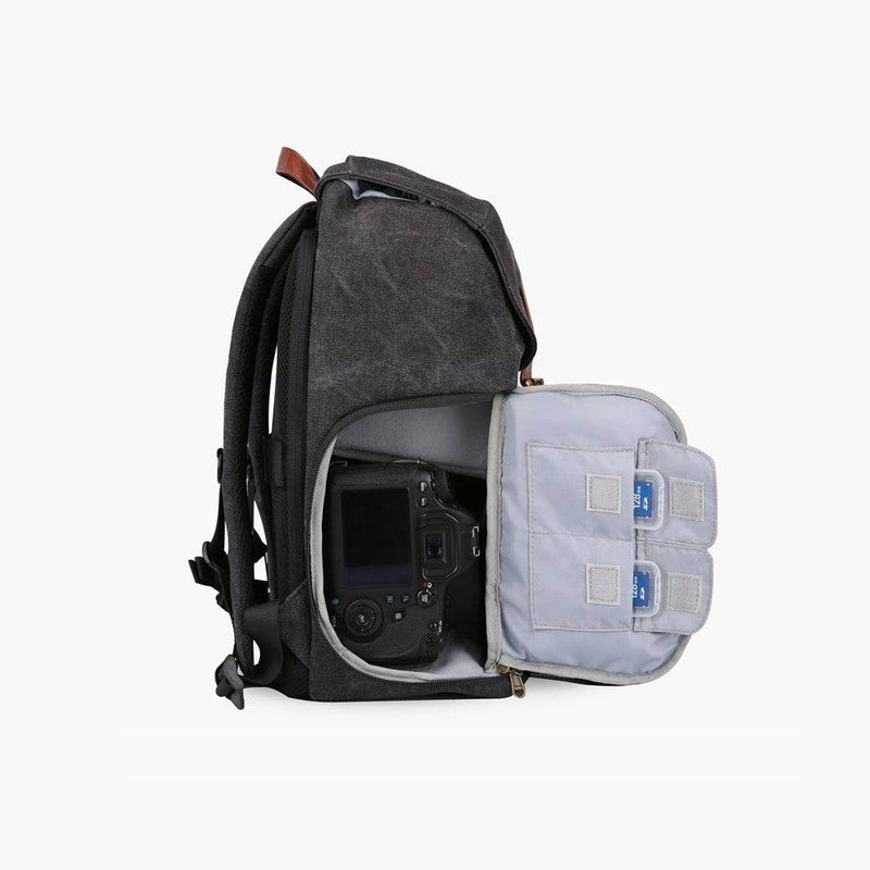 Bagsmart Anniston Camera Backpack - Black