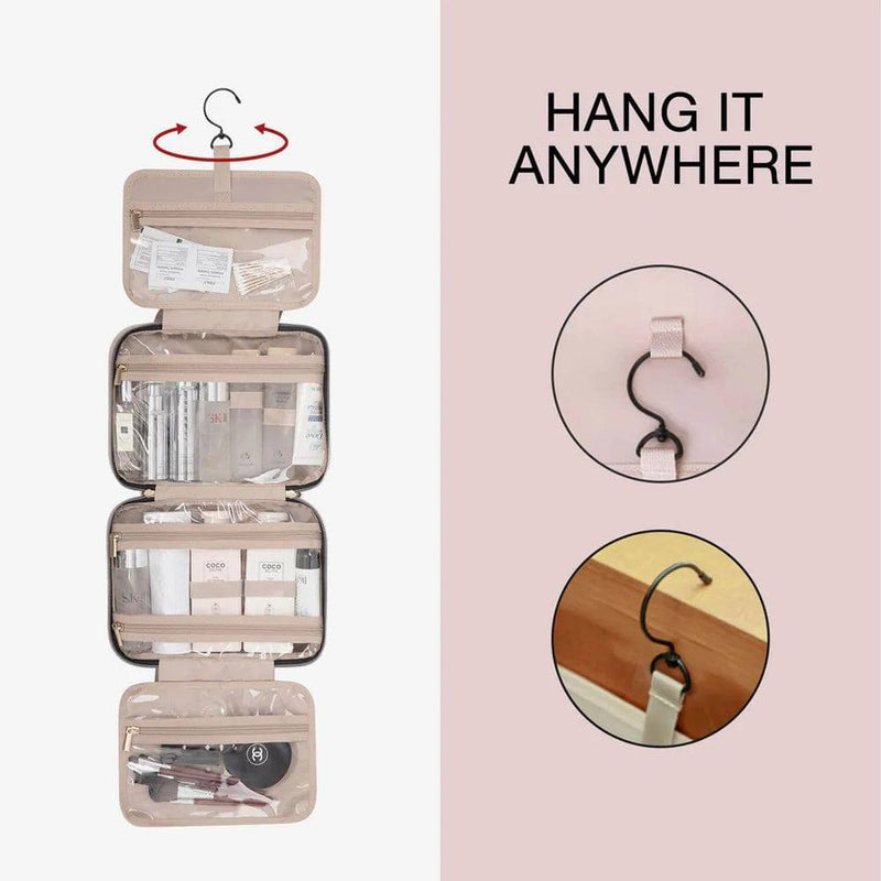 Bagsmart Aurora Hanging Toiletry Bag - Pink - Modern Quests