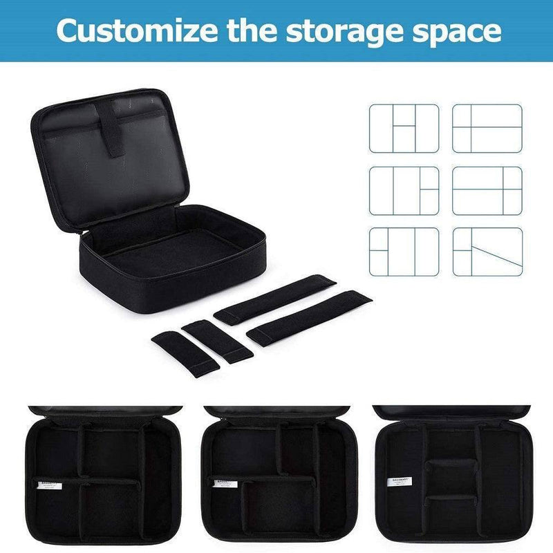 Bagsmart Double Layer Electronics Organiser - Black
