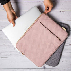 Bagsmart Rosa Laptop Sleeve - Pink 13 to 13.3 Inch - Modern Quests