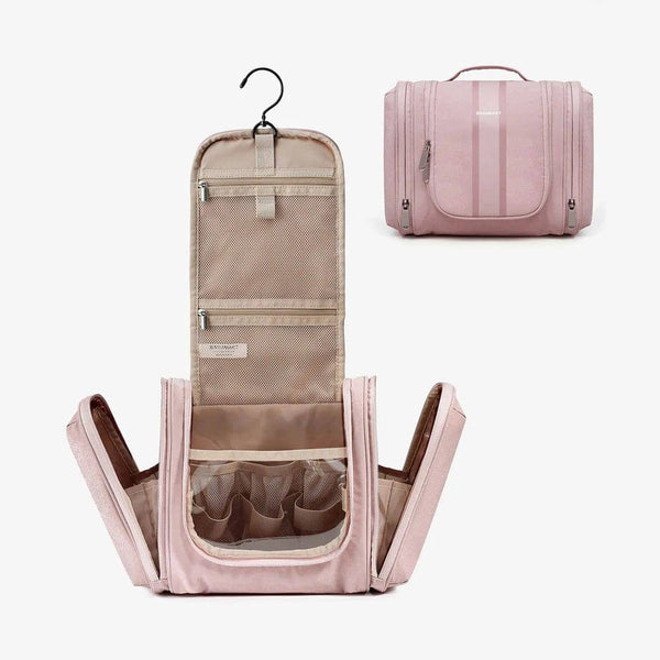 Bagsmart Stripe Hanging Toiletry Bag Medium - Pink - Modern Quests