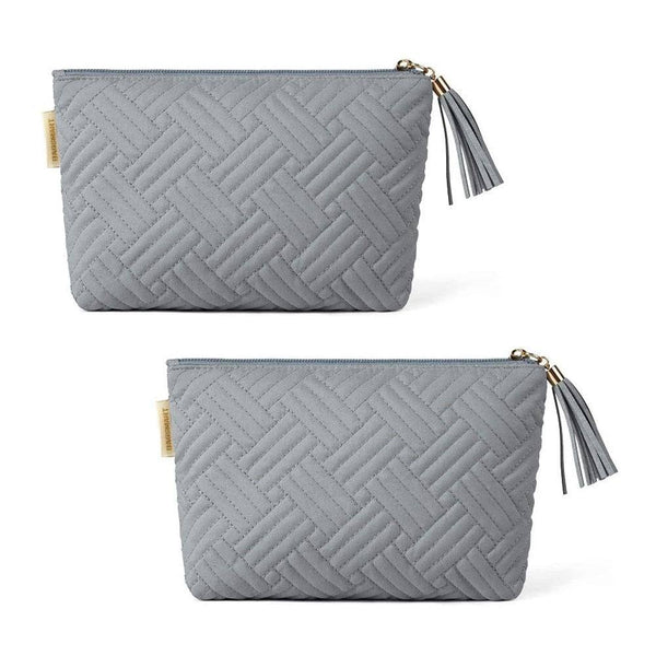 Bagsmart Travel Cosmetic Pouches Set of 2 - Grey