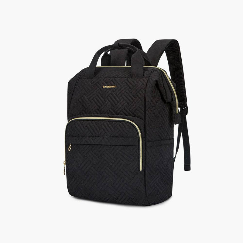 Bagsmart Travel Laptop Backpack - Cross Black - Modern Quests