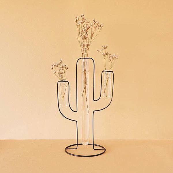 Balvi Cactus Silhouette Vase - Black - Modern Quests