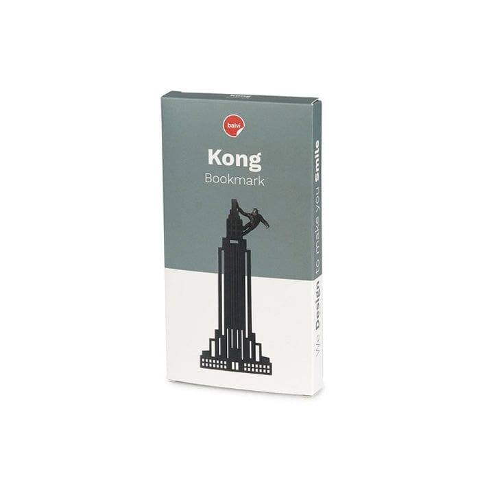 Balvi King Kong Bookmark - Black - Modern Quests