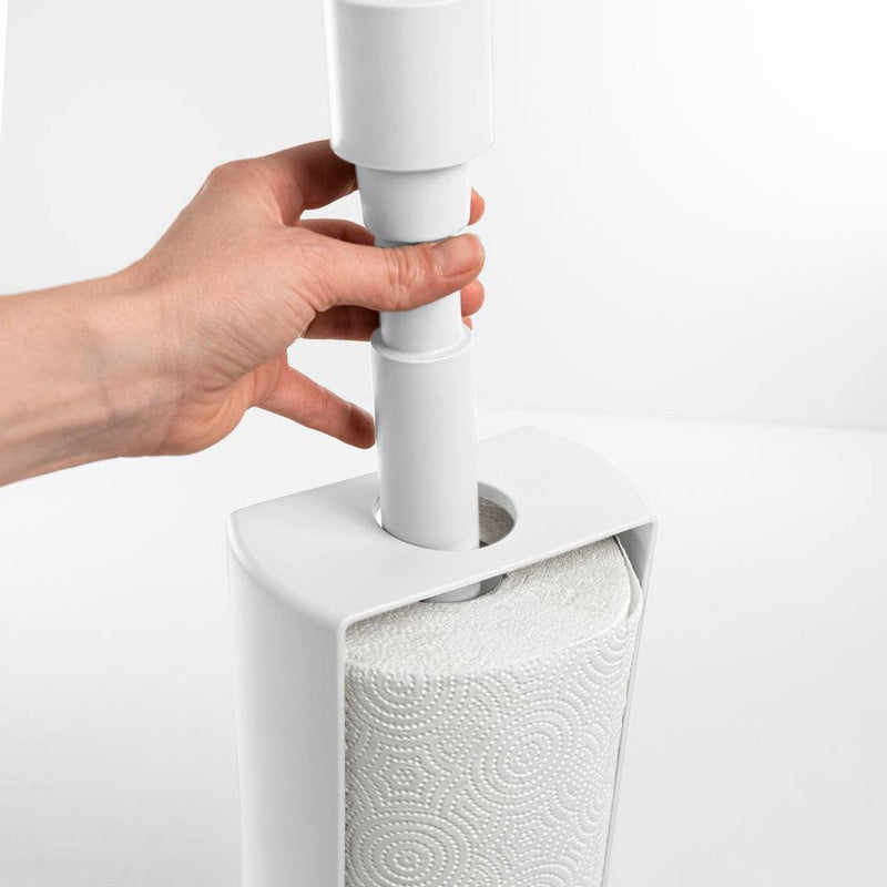 Blim Plus Italy Stop Roll Paper Towel Holder - Arctic White - Modern Quests