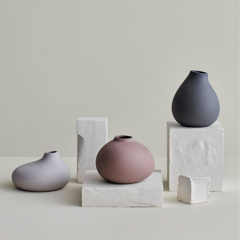 Blomus Germany Nona Porcelain Mini Vases, Set of 3 - Modern Quests