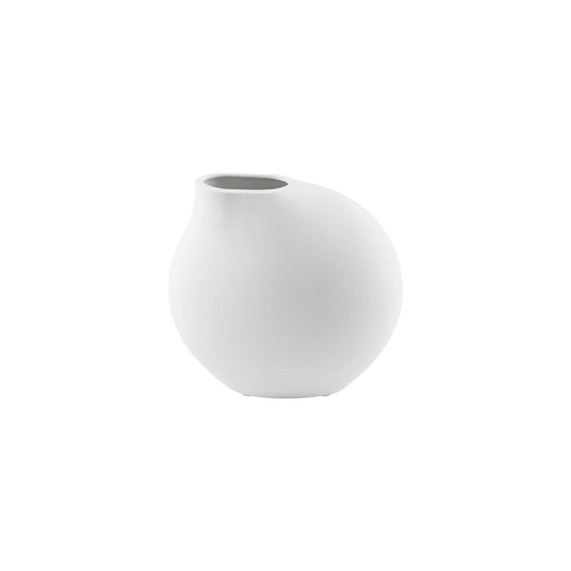 Blomus Germany Nona Porcelain Vase Medium - White - Modern Quests