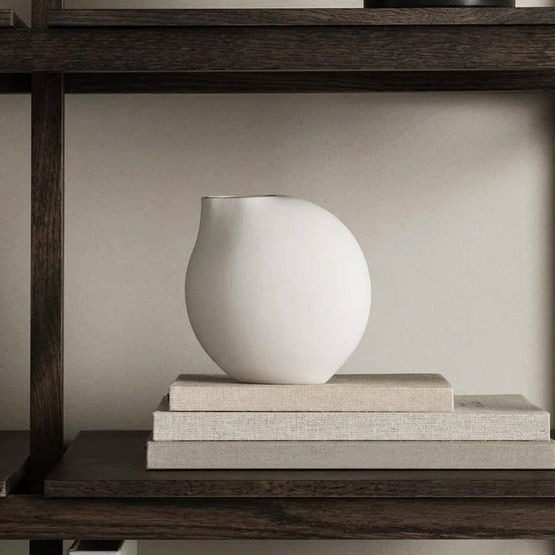 Blomus Germany Nona Porcelain Vase Medium - White - Modern Quests