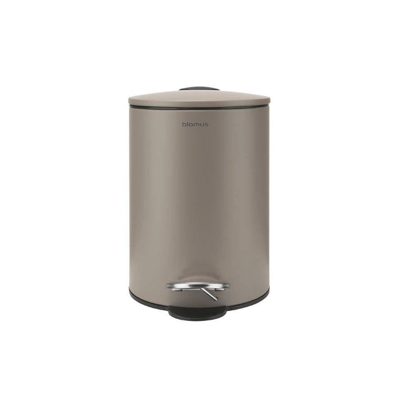 Blomus Germany Tubo Pedal Bin Small - Taupe - Modern Quests