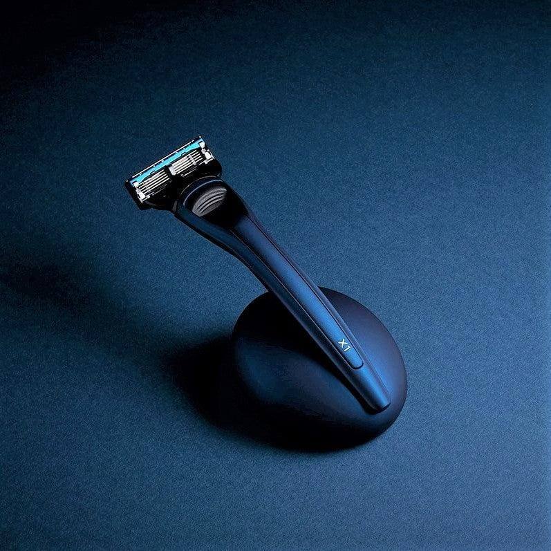 Bolin Webb X1 Fusion Razor & Stand Set - Matte Blue Special Edition - Modern Quests