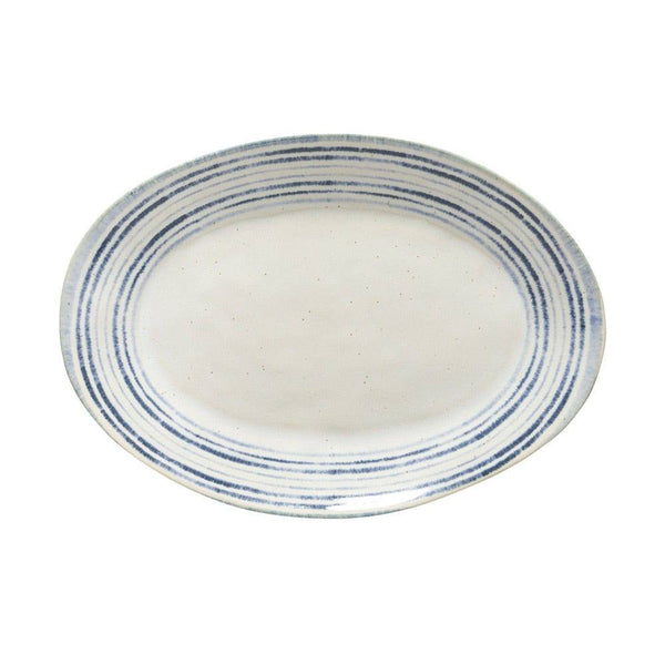 Casafina Portugal Nantucket Oval Serving Tray Large - White - Modern Quests