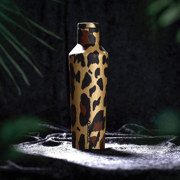 Corkcicle USA Insulated Canteen 475ml - Luxe Leopard