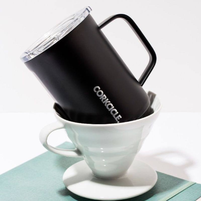 Corkcicle USA Insulated Coffee Mug - Matte Black - Modern Quests