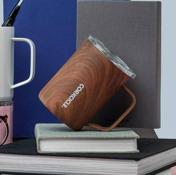 Corkcicle USA Insulated Coffee Mug - Walnut Wood - Modern Quests