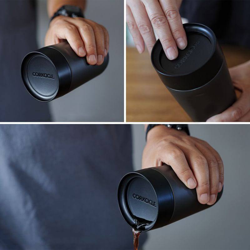 Corkcicle USA Insulated Commuter Coffee Mug 265ml - Ceramic Slate - Modern Quests