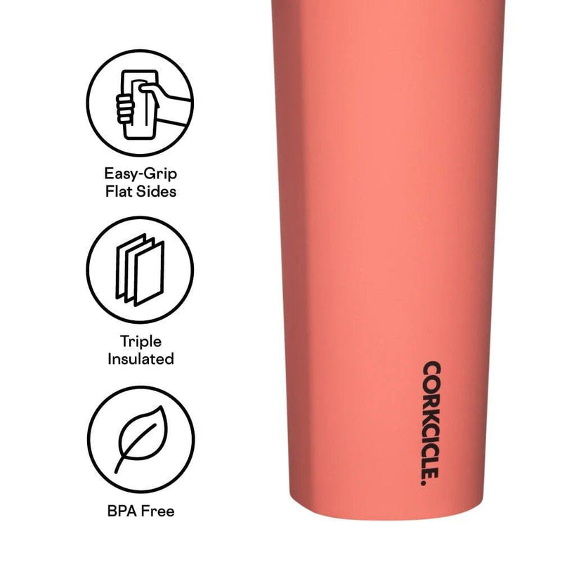 Corkcicle USA Insulated Sport Canteen 950ml - Neon Lights Coral