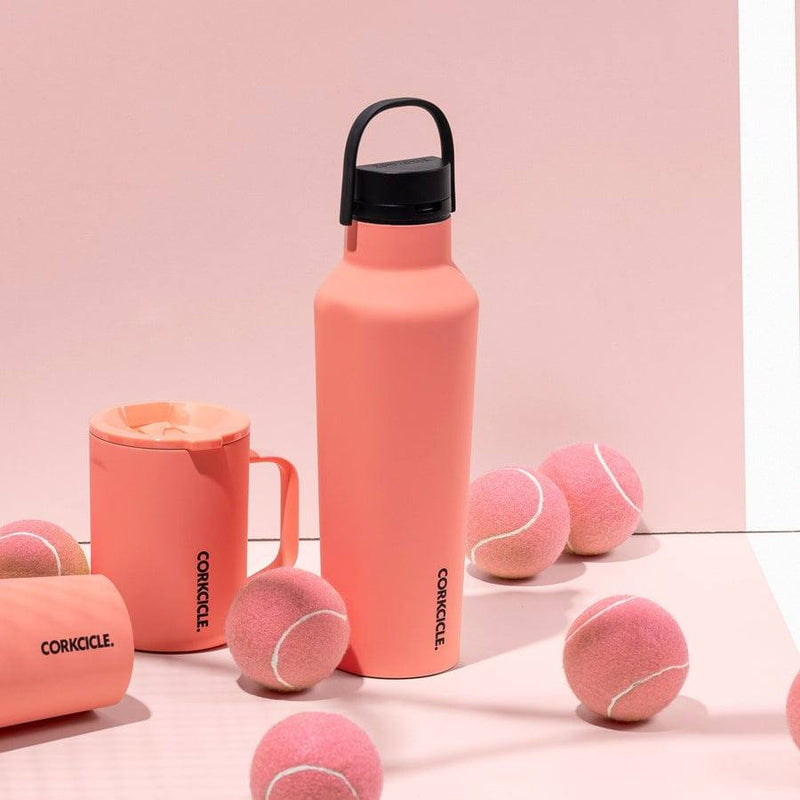 Corkcicle USA Insulated Sport Canteen 950ml - Neon Lights Coral