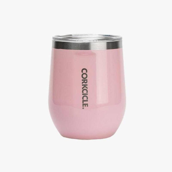 Corkcicle USA Stemless Insulated Cup - Gloss Rose Quartz - Modern Quests