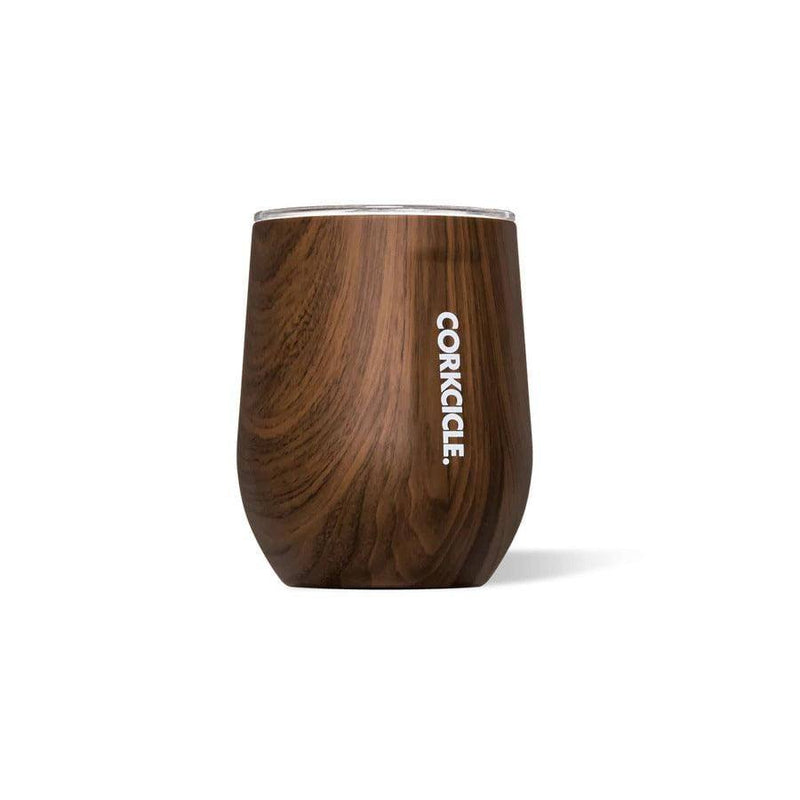 Corkcicle USA Stemless Insulated Cup - Walnut Wood - Modern Quests
