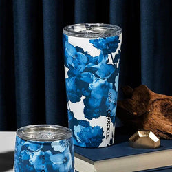 Corkcicle USA Tall Insulated Tumbler 475ml - Ashley Woodson Bailey Dutch Love Blue - Modern Quests