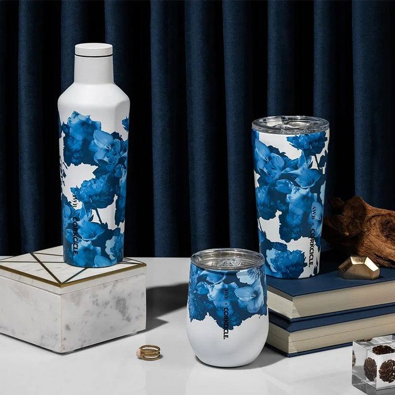 Corkcicle USA Tall Insulated Tumbler 475ml - Ashley Woodson Bailey Dutch Love Blue - Modern Quests
