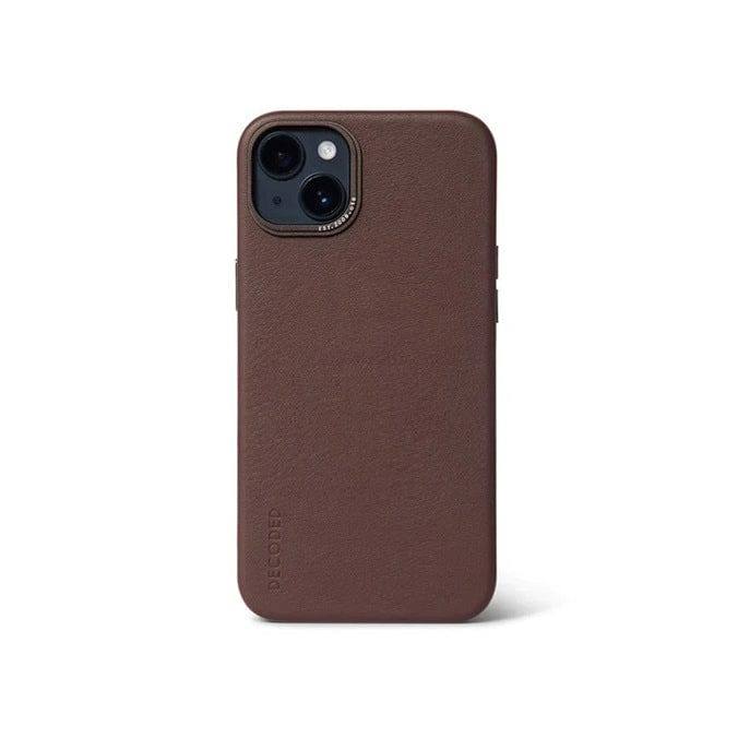 Decoded Leather Case for iPhone 14 Plus - Brown