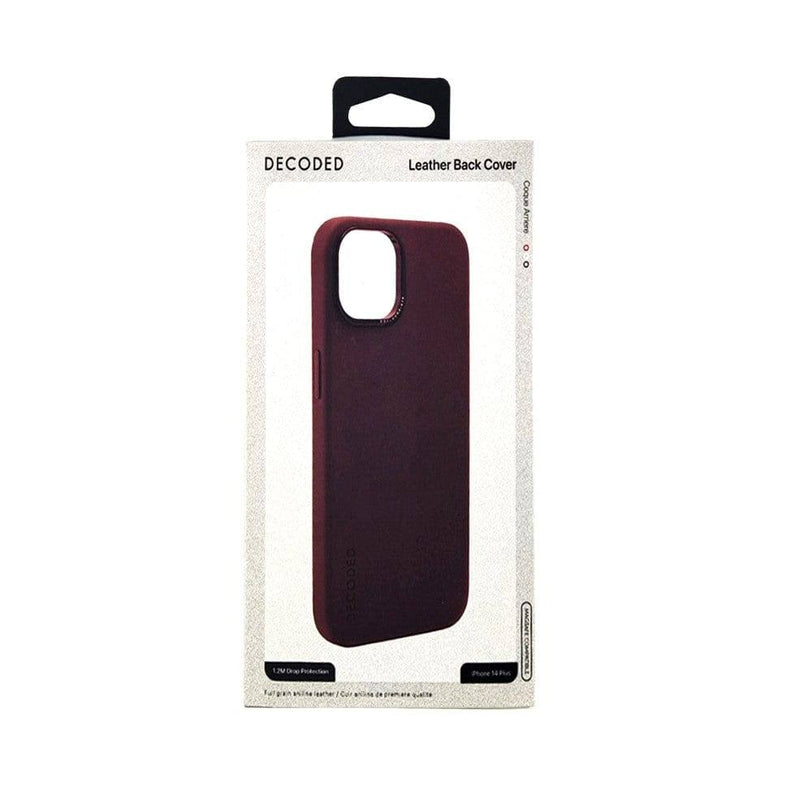 Decoded Leather Case for iPhone 14 Plus - Brown - Modern Quests