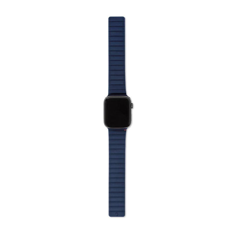 Decoded Silicone Traction Strap for Apple Watch 44mm - Matte Navy - Modern Quests