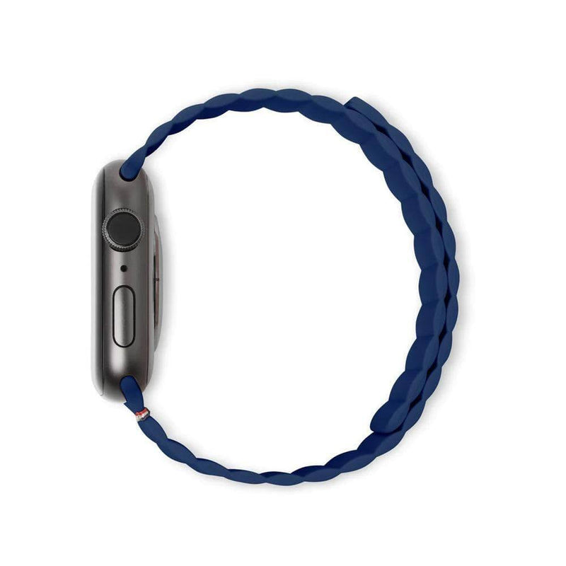 Decoded Silicone Traction Strap for Apple Watch 44mm - Matte Navy - Modern Quests
