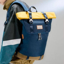 Doughnut Bags Christopher Large Travel Backpack - Navy x Mustard - Modern Quests