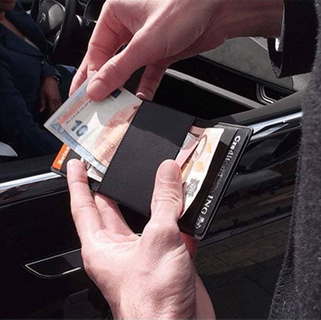 DUN Netherlands Leather Fold Wallet - Black Edition RFID - Modern Quests