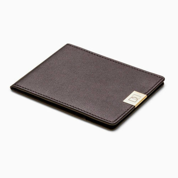 DUN Netherlands Slim Leather Wallet - Brown Gold - Modern Quests