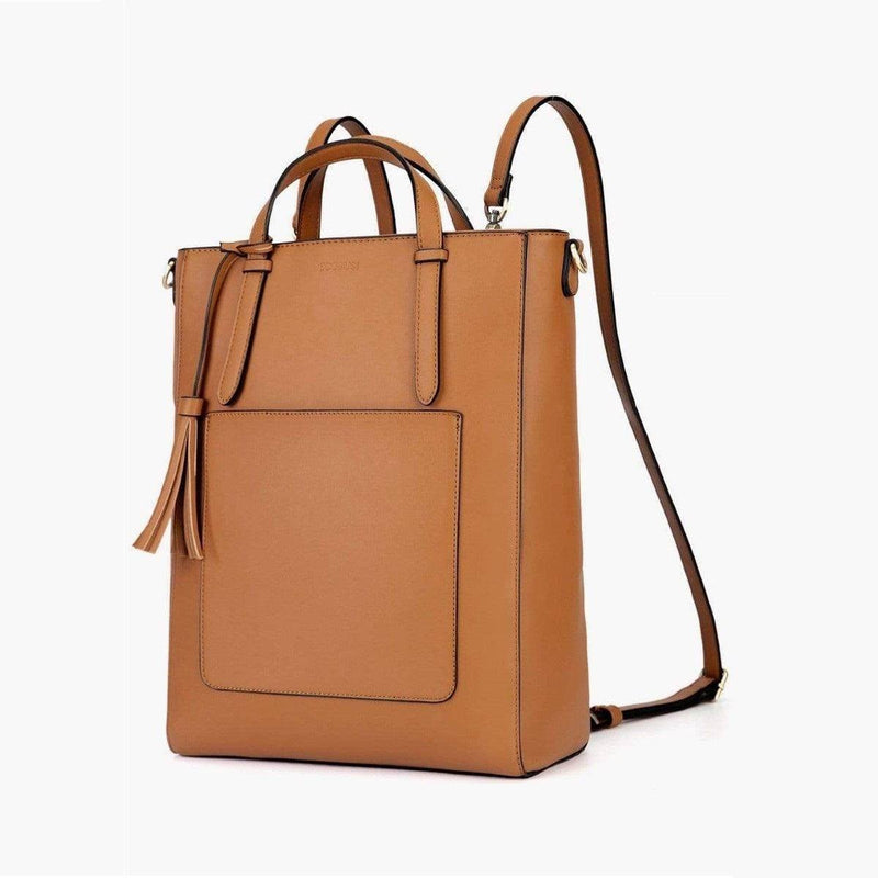 Ecosusi Convertible Tote Backpack - Tan - Modern Quests