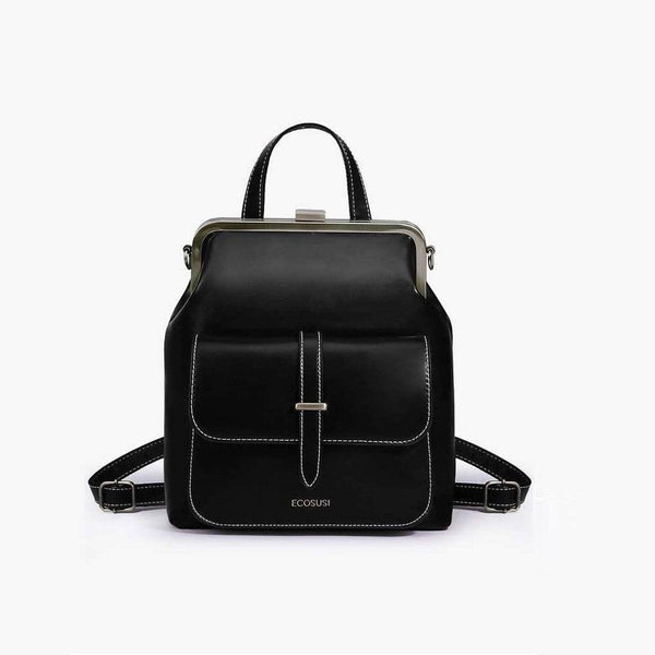 Ecosusi Petite Vintage Backpack - Black