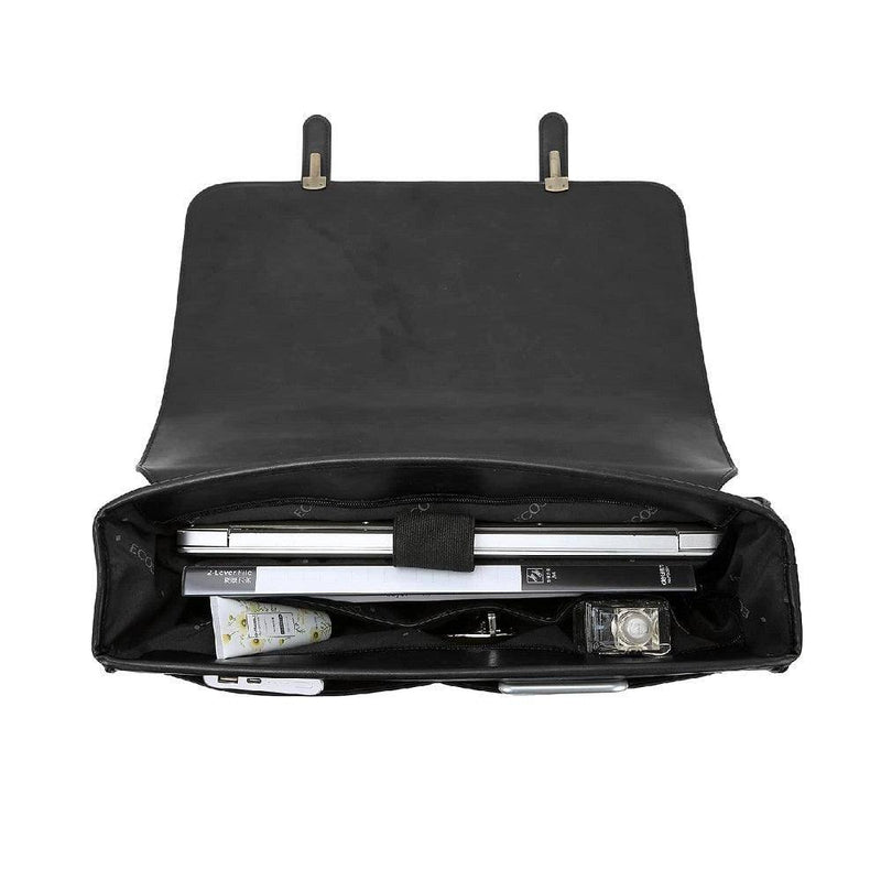 Ecosusi Vintage Bow Briefcase - Black - Modern Quests