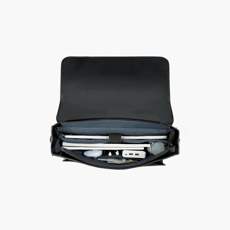 Ecosusi Vintage Bow Briefcase Large - Black