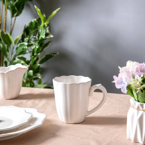 Enhabit Alcove Ceramic Mug - Vintage White