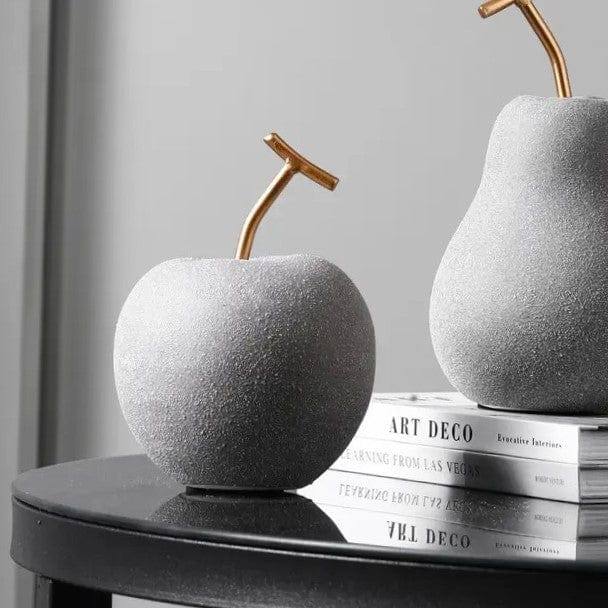 Enhabit Apple Decorative Accent - Concrete Grey