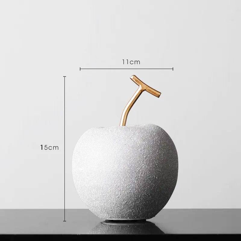 Enhabit Apple Decorative Accent - Concrete Grey - Modern Quests