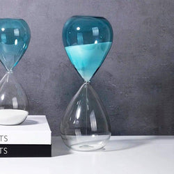 Enhabit Aspen Hourglass Large - White Blue - Modern Quests