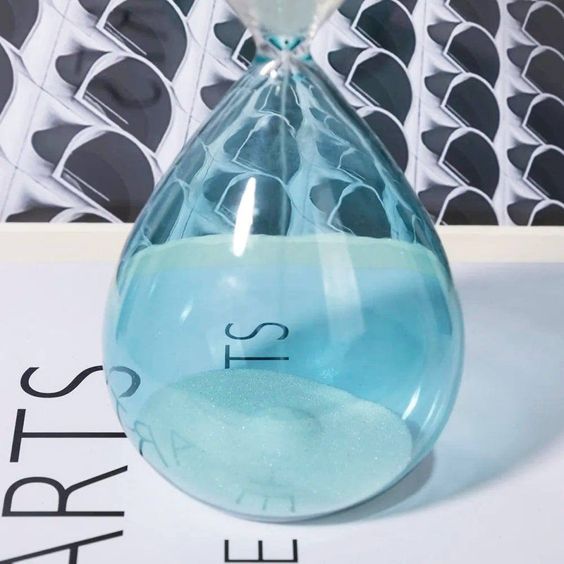 Enhabit Aspen Hourglass Large - White Blue - Modern Quests