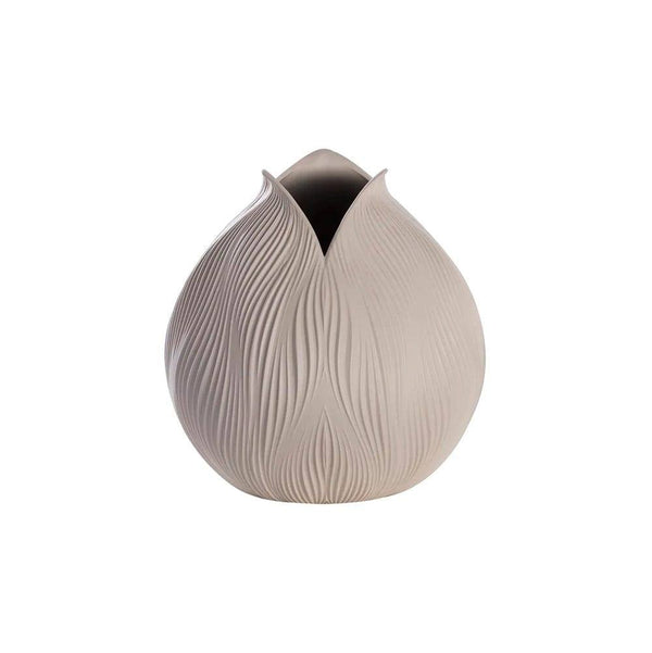 Enhabit Bloom Porcelain Vase - Beige