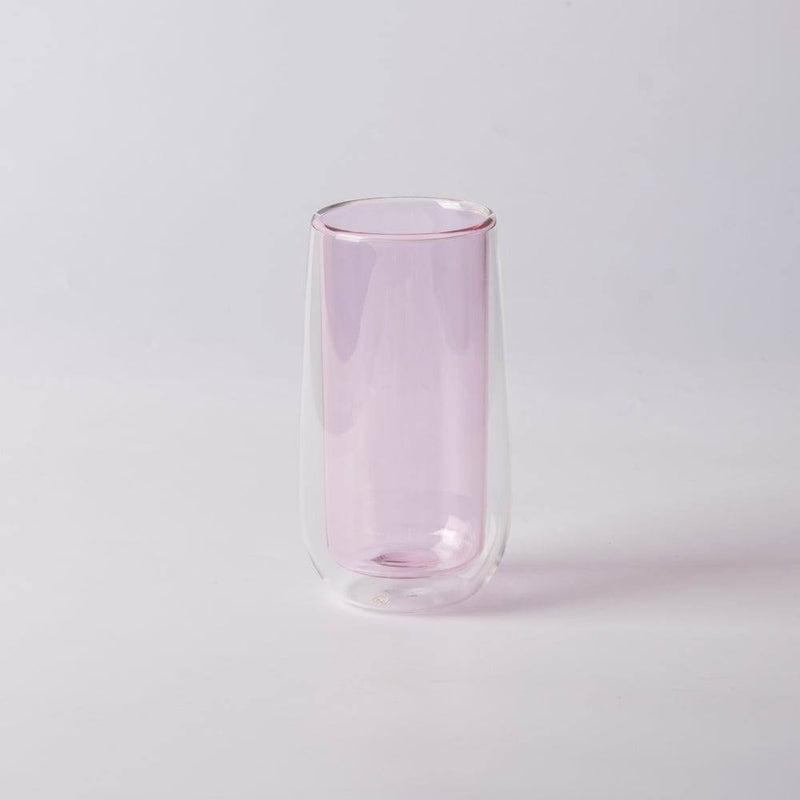 Enhabit Contour Double Wall Glass Medium - Pink