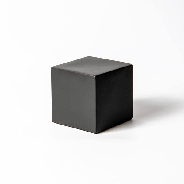 Enhabit Cube Decorative Sculpture - Black