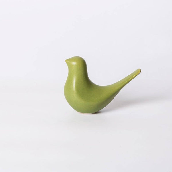 Enhabit Dove Ceramic Sculpture Small - Green - Modern Quests