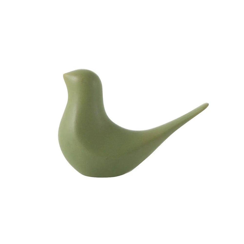 Enhabit Dove Ceramic Sculpture Small - Green