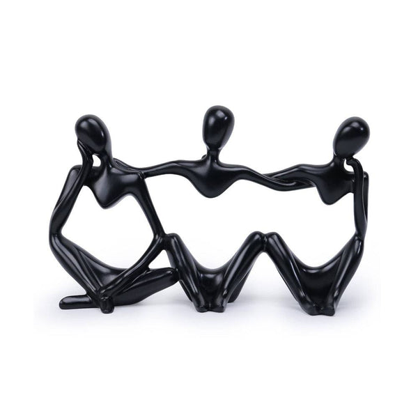 Enhabit Embrace Decorative Sculpture - Black